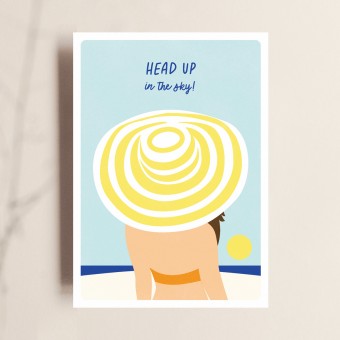 Postkarte, Head Up In The Sky!, TANTE TIA