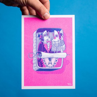 Martin Krusche - Risographie »Konserve«, 13x18cm