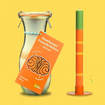 Franzbrötchen Geschenk Set Frohe Ostern