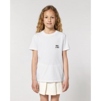 Love is the new black - MORE AMORE Mini - T-Shirt white