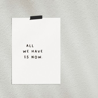 Love is the new black — Poster "All we have", Din A4 Format
