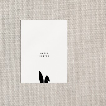 Love is the new black - Postkarte "Happy Easter"