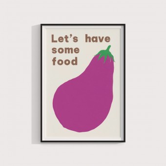 Let's have some food – Print von Lavanda Posters