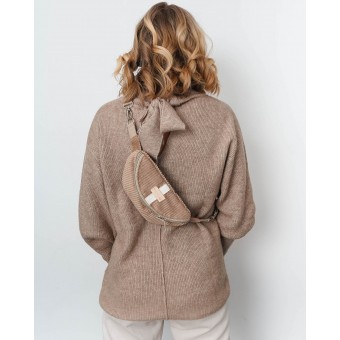 MULINU - Bauchtasche | Hipbag HENNES Breitcord Sand