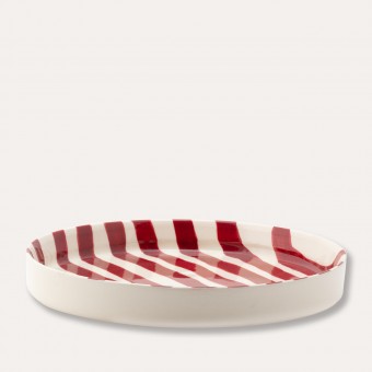 Magazin Minori - Teller Stripes - tramonto red