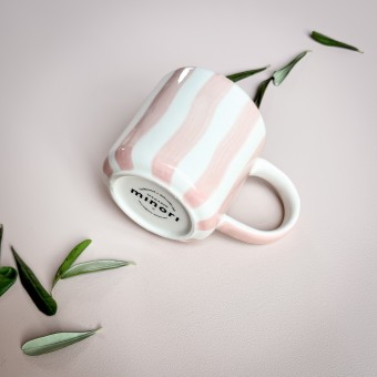 Magazin Minori - Becher Stripes - incanto rose