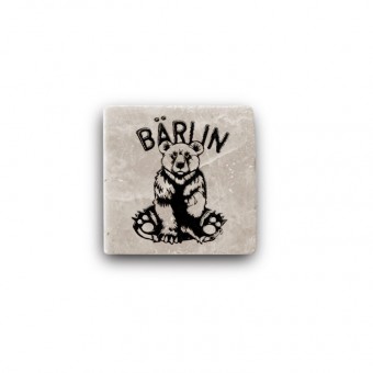 Stadtliebe® | Berlin Marmor Magnet "BÄRLIN"