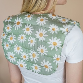 Nackenkissen mit Bio-Dinkel gefüllt "Daisy Matcha" – Tochter von Walter