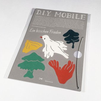 Family Tree Studio / D.I.Y. Mobile Bastelkarte "Peace" / DIN A5