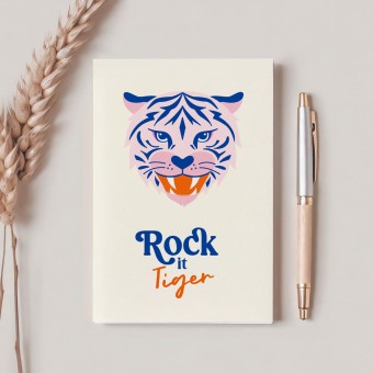 Notizheft "Rock it Tiger" von TANTE TIA