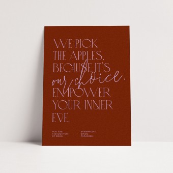 Karte APPLES von ODE TO AYVI