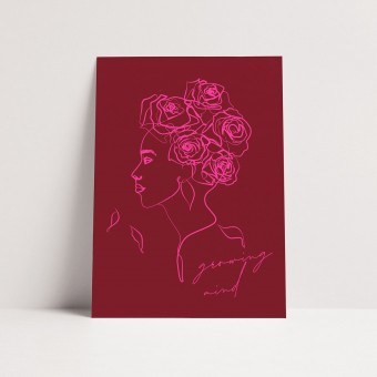 Karte GROWING MIND von ODE TO AYVI