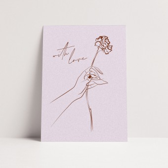 Karte WITH LOVE von ODE TO AYVI