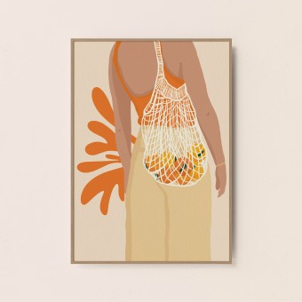 Orangen / Kunstprint A4, A5 / Svea Hansohn Illustration