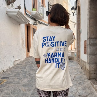 DRUCK STÜCK Oversized T-Shirt Kim Good Karma unisex