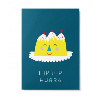 UNTER PINIEN – Geburtstagskuchen – Postkarte