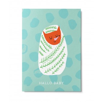 UNTER PINIEN – Hallo Baby – Postkarte