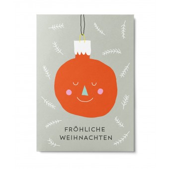 UNTER PINIEN – Weihnachtskugel – Postkarte 