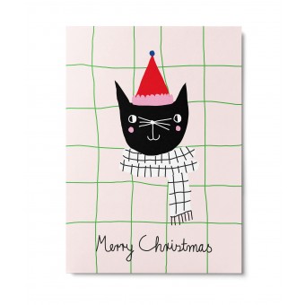UNTER PINIEN – Christmas Cat – Postkarte