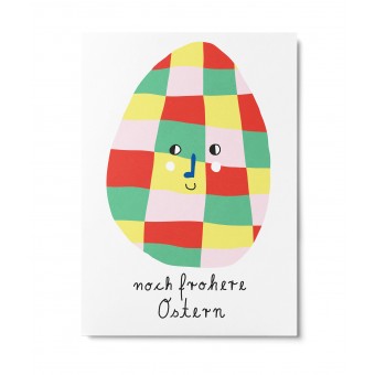 UNTER PINIEN – noch frohere Ostern – Postkarte