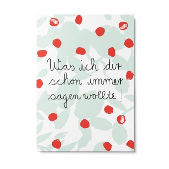 UNTER PINIEN – schon immer – Postkarte