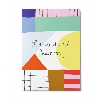 UNTER PINIEN – lass dich feiern – Postkarte