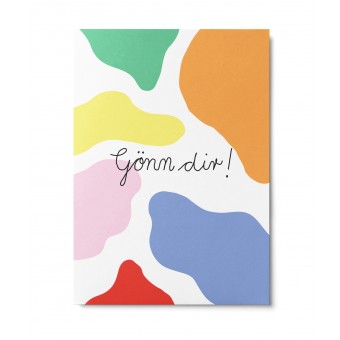 UNTER PINIEN – Gönn dir – Postkarte
