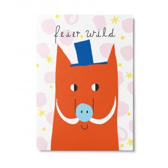 UNTER PINIEN – feier wild – Postkarte