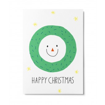 UNTER PINIEN – happy christmas – Postkarte UNTER PINIEN – happy christmas – Postkarte