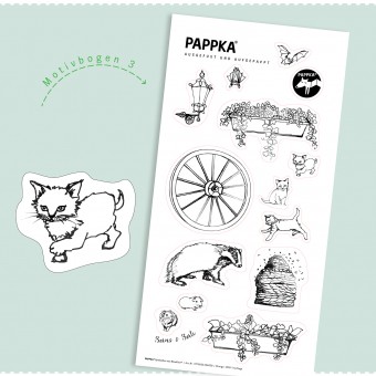PAPPKA® bemalbare Sticker – Das klebende Mitbringsel