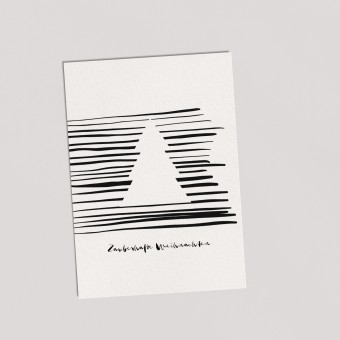 Love is the new black - Postkarte 
"Zauberhaft" 