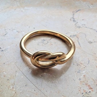 WUNDERVOLL | The Love Knot Ring - Gold