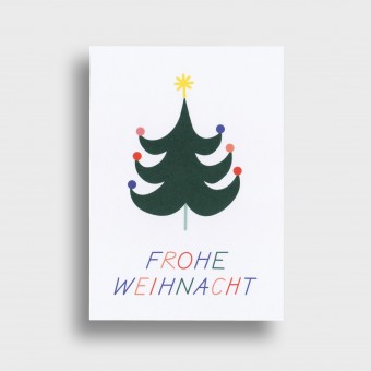 Frohe Weihnacht – 5er Set Postkarten– stefanizen