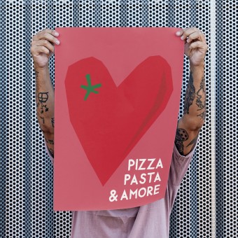 vonsusi - Poster "Pizza Pasta & Amore"