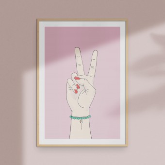 Amy & Kurt Berlin Artprint "Peace"