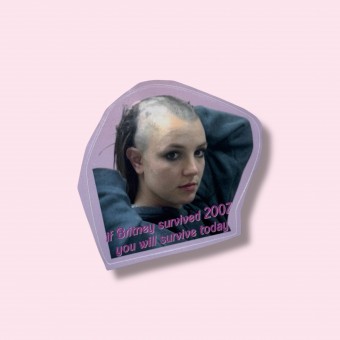 BRITNEY SURVIVOR Vinyl Sticker - The Propcorner