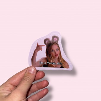 MOUSE, DUH Vinyl Sticker - The Propcorner