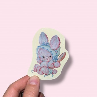 CUTE BUNNY Vinyl Sticker - The Propcorner