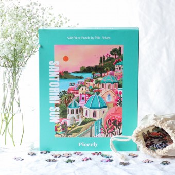 Piecely Santorini Sun Puzzle, 500 Teile
