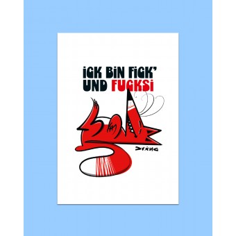 Karte "Fick & Fucksi" von DV×NG TH×NGS