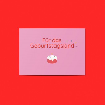 Girls in Motion Geburtstagskind Postkarte A6