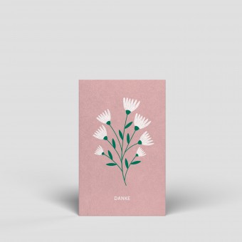 Midikarte - Danke - Nr. 140 - Naturbedacht