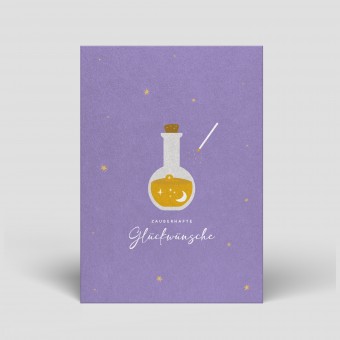 Postkarte - Geburtstag - Zauberhafte Glückwünsche - Nr. 78 - Naturbedacht