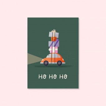 Ho ho ho / Postkarte A6 / Svea Hansohn Illustration