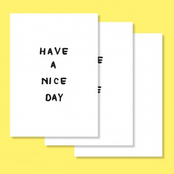 zita products - Postkarten Set "Have a nice Day"