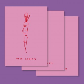 zita products - Postkartenset "Hotti Karotti"