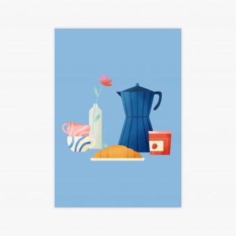 Kaffeepause / Print A4, A5 / Svea Hansohn Illustration 