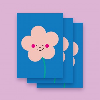 Karte "BLUME" im 3er Set von 9am concepts