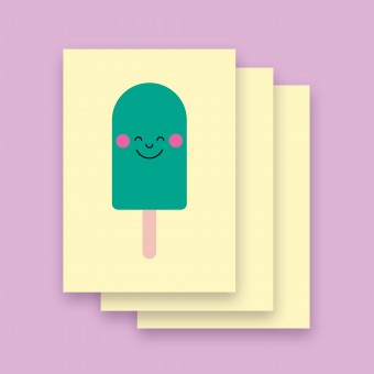Karte "EIS" im 3er Set von 9am concepts