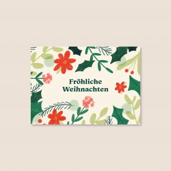 Fröhliche Weihnachten / Postkarte A6 / Svea Hansohn Illustration